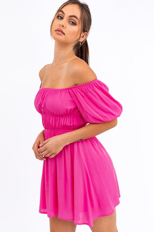 Magenta Mini Dress – Casey Mae Boutique